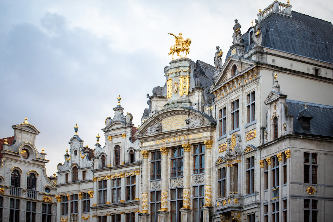 Case delle corporazioni dorate sulla Grand-Place di Bruxelles