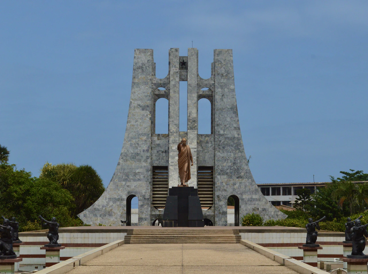 Le parc mémorial Kwame Nkrumah à Accra